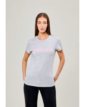 Bench Kurzarmshirt LEORA - Weiß