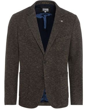 Camel Active Casual Sakko aus einem Baumwolljersey - Schwarz