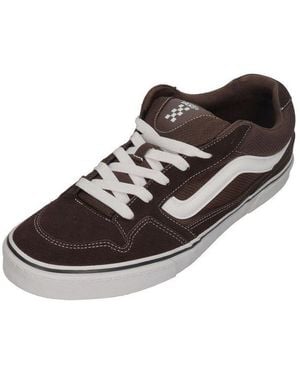 Vans Caldrone Suede Mesh Skateschuh Demitasse - Braun