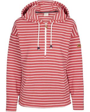 Trespass Rundhalspullover Softly Casual Hoodie - Rot