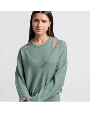 Yaya Strickpullover - Grün