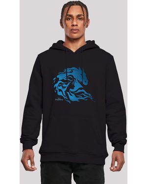 F4NT4STIC Sweatshirt Disney Frozen 2 Nokk Wassergeist Pferd Silhouette ,Premium Merch,Slim-Fit,Kapuzenpullover,Bedruckt - Blau
