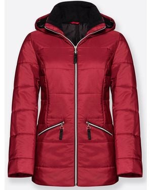 Sieh an! Allwetterjacke Steppjacke - Rot