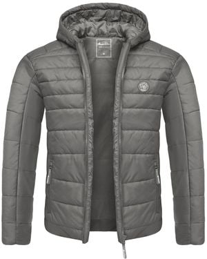 Amaci&Sons Steppjacke TOWSON Outdoor Basic Patch Jacke - Grau