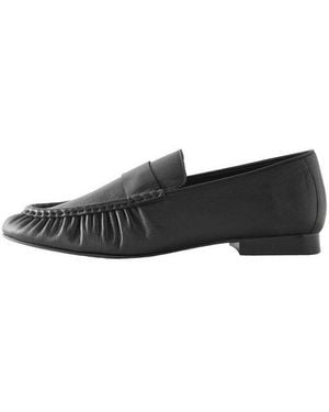 Next N. Premium Loafer Mit Raffung Loafer - Schwarz