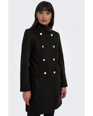 ONLY Kurzmantel Onlmolly Fitted Coat Cc Otw - Schwarz