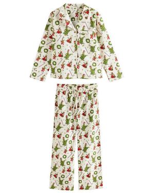 Next Pyjama Schlafanzug, Weihnachts-Familienkollektion (2 Tlg) - Weiß