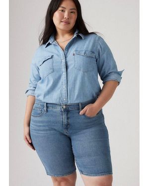 Levi's Shorts Pl Shaping Bermuda Da Sommerhose Im Five-Pocket Style - Blau