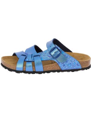 Lico Slipper Bioline Flora Pantolette - Blau