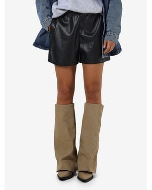 Noisy May Shorts Nmandy Pu Hw Shorts Wvn Noos - Blau