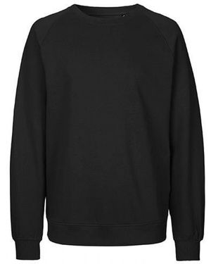 Neutral Sweatshirt / 100% Fairtrade-Baumwolle - Schwarz