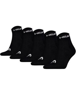 Head Kurzsocken Socken Baumwolle (Packung, 5er Pack) - Schwarz