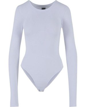 Urban Classics Body Ladies Stretch Jersey Longsleeve Body - Blau