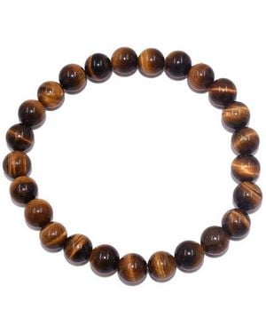 Firetti Armband Schmuck Geschenk Armschmuck Armkette Edelstein Farbstein Tigerauge, Made - Braun