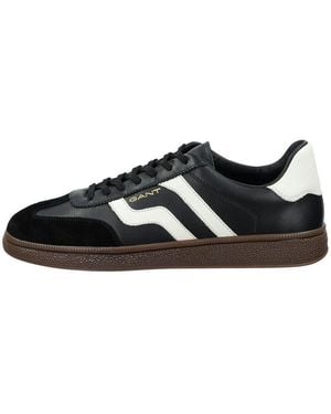 GANT Herren Sneaker Leder Cuzmo Sneaker - Schwarz