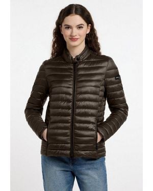 Frieda & Freddies Winterjacke Leicht Wattierte Steppjacke - Schwarz