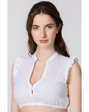 Stockerpoint Dirndlbluse Dirndlbluse - Weiß