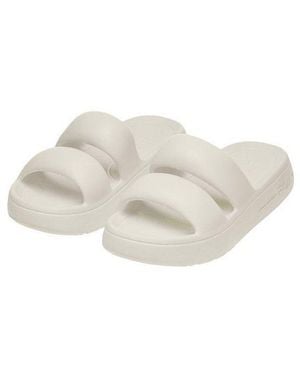 Fila Sandale Superbubble Slide Hellgrau Damen Badeschuh - Weiß
