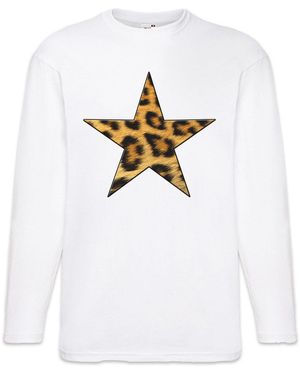 Urban Backwoods Langarmshirt Rockabella Star II Langarm T-Shirt Tattoo Nautical Rockabilly Jaguar - Weiß