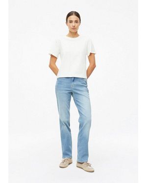 S.oliver Regular-Fit-Jeans Jeans-Hose Karolin Jeans Karolin Regular Fit 5-Pocket Leicht Elastisch - Blau