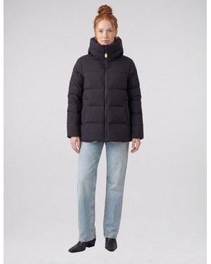 NO.1 Como Winterjacke Linda (1-St) Mit Kapuze - Blau