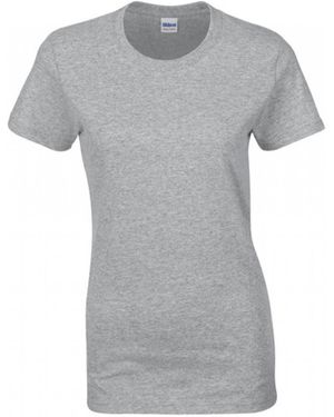 Gildan Rundhalsshirt Heavy CottonTM Ladies ́ T-Shirt - Grau