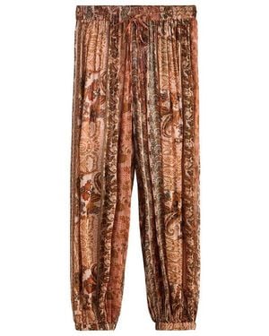 Next Haremshose Hose Im Ballonschnitt Mit Metallic-Faden (2-Tlg) - Orange