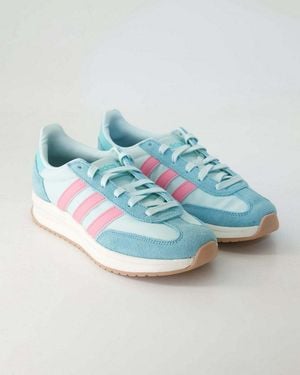 adidas Run 70S Sneaker Obermaterial: Leder Und Textil - Blau