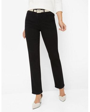 RAPHAELA by BRAX 5-Pocket-Jeans Style Patti Straight Denim: Five-Pocket-Jeans Im Slim Fit - Schwarz