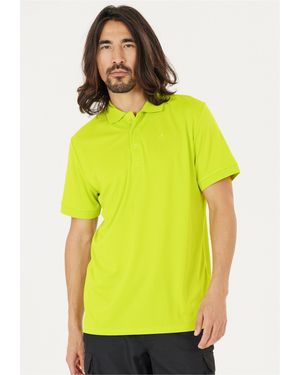 Whistles Langarm-Poloshirt Felox aus schnell-trocknendem Material - Gelb