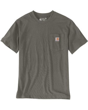 Carhartt T-Shirt K87 Pocket Relaxed Fit - Grau