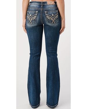Miss Me Bootcut-Jeans - Blau