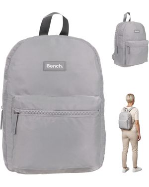 Bench Cityrucksack Rucksack klein Mädchen Freizeitrucksack - Grau
