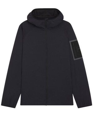 BOSS Blouson Jacke Mit Verstellbarem Saum (1-St) - Blau