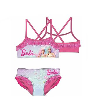 Barbie Schwimmanzug Mermaid Kinder Bikini – Badeanzug 4/5 Jahre - Pink