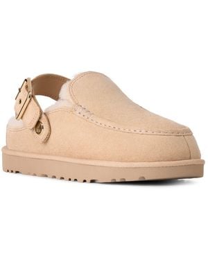 UGG W Goldenstar Evelina Clog Clog Schlupfschuh Mit Schwenkbarem Und Verstellbarem Fersenriemen - Schwarz