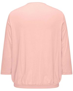 Goldner Kurzarmbluse Kurzgröße: - Pink