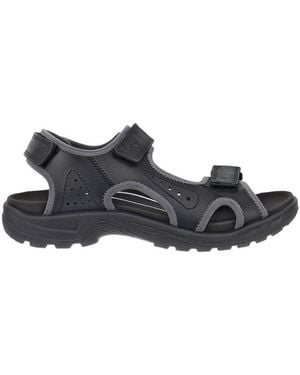 Ecco Hike Sandal 3 Straps Herren Sandalen Pantoletten Leder 532304-02001 Sandalette Komfort - Schwarz