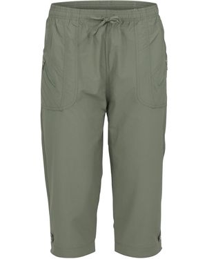 malito more than fashion Caprihose C200 kurze unifarbene Freizeithose - Grün