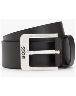 BOSS Ledergürtel Herrengürtel Jemio_Sz40 50512795-001 – Schwarz