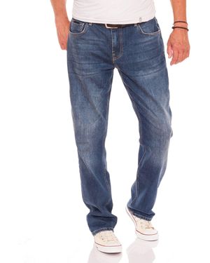 Miracle of Denim Straight-Jeans M.O.D Thomas Comfort Mid Blue - Blau