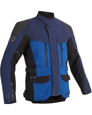Lindstrands Motorradjacke Textile Jacket Storbo Blue Black - Blau