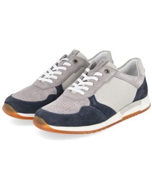 Sioux Sneaker Low 12178 Herren Leder Schnürschuh - Schwarz
