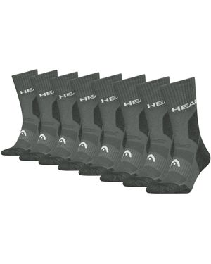 Head Wandersocken Hiking All Climates Crew Socks (4-Paar) mit gepolsterter Sohle - Grau