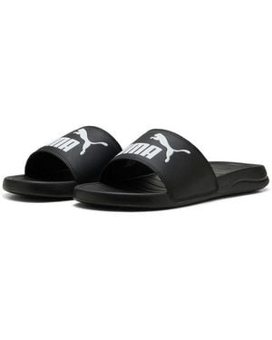 PUMA Popcat 20 Bx Badesandale Für Strand, Pool Und Freizeit, Mit Weichem Textil-Innenmaterial - Schwarz