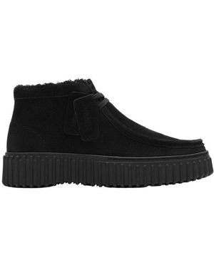 Clarks Torhill Moss 26182916 4, Warmfutter, Boots, Damen Stiefel - Schwarz