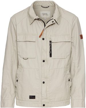 Camel Active Blouson mit Mehrtaschen-Design - Weiß