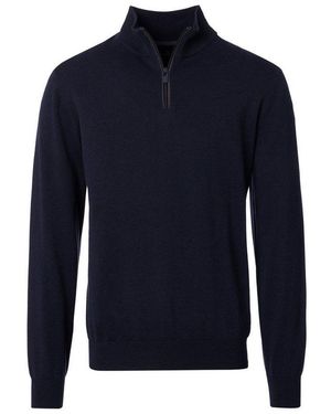 CASA MODA Troyer Stricktroyer Uni - Blau