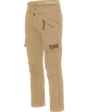 Timezone Cargohose Regular RogerTZ - Natur