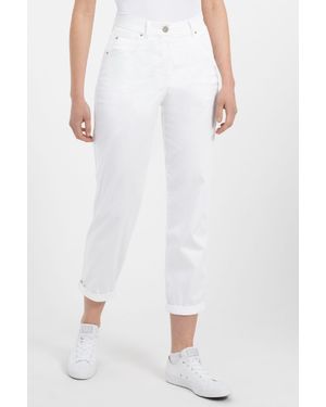 Recover Pants Stoffhose CARA in lässiger Passform - Weiß